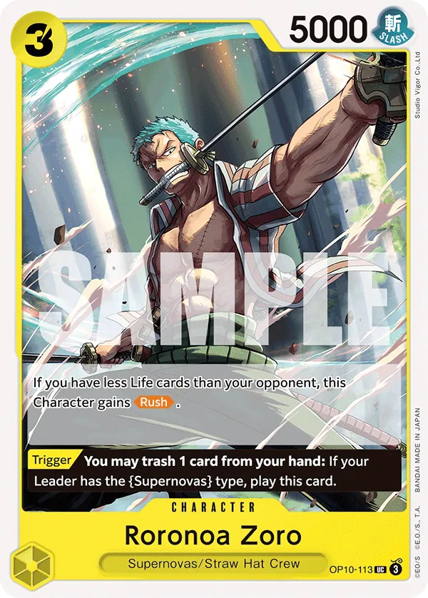 Roronoa Zoro OP10-113 Normal