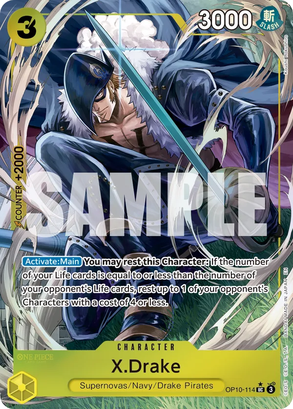 X.Drake OP10-114 Alternate Art