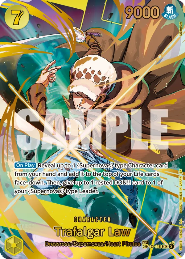 Trafalgar Law OP10-119 Alternate Art