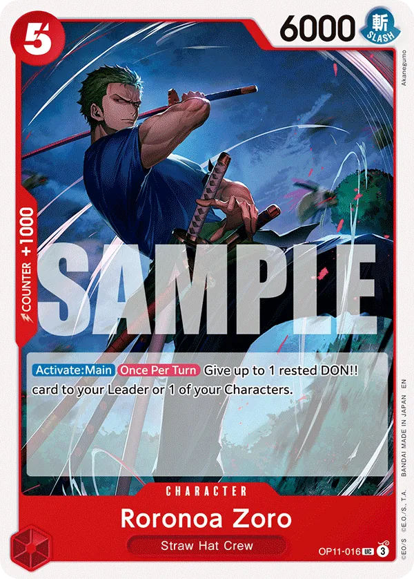 Roronoa Zoro OP11-016 Normal
