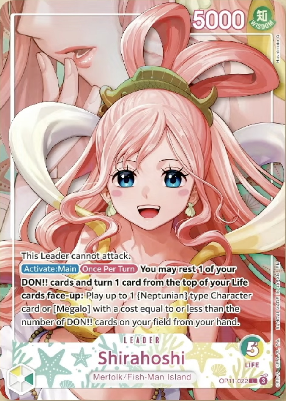 Shirahoshi OP11-022 Alternate Art