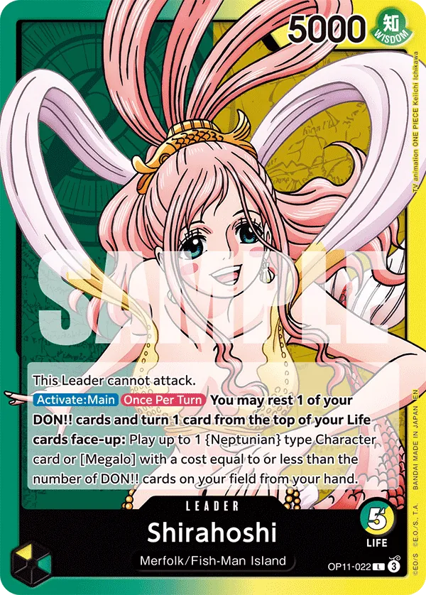 Shirahoshi OP11-022 Normal