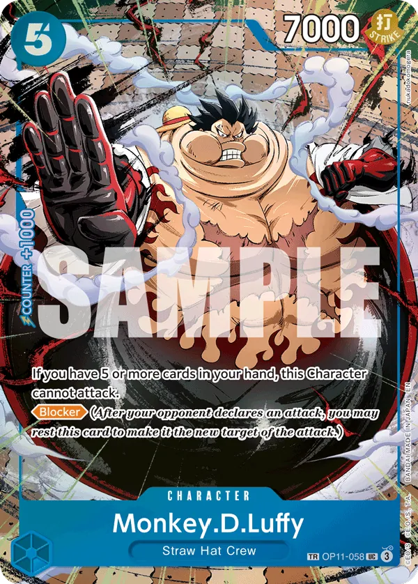 Monkey.D.Luffy OP11-058 Alternate Art