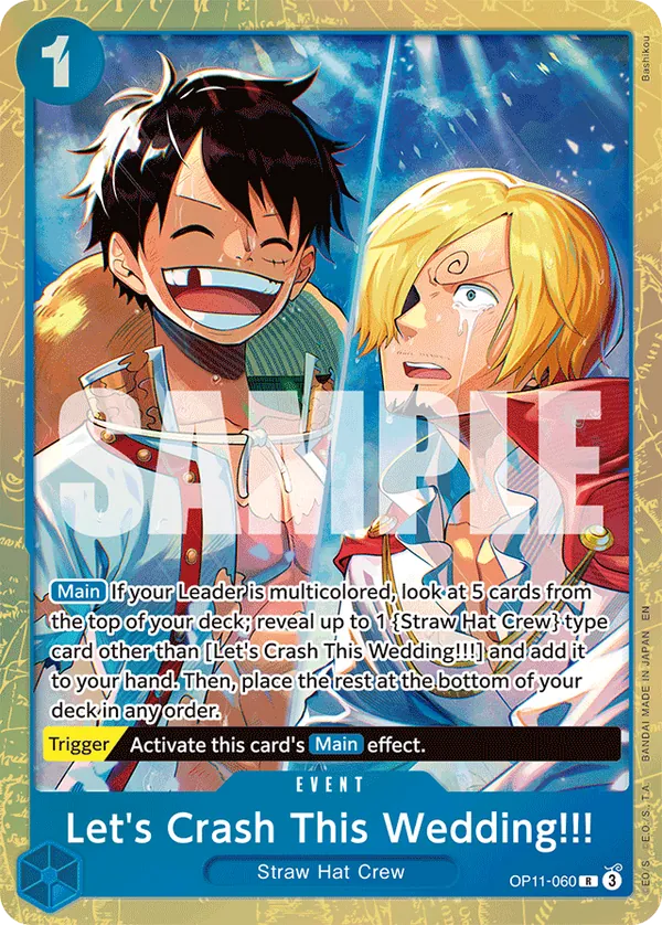 Let's Crash This Wedding!!! OP11-060 Alternate Art