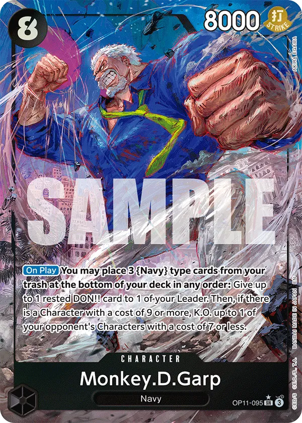 Monkey.D.Garp OP11-095 Parallel