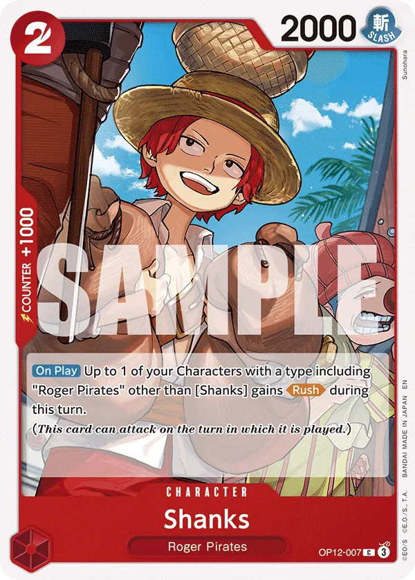 Shanks OP12-007 Normal