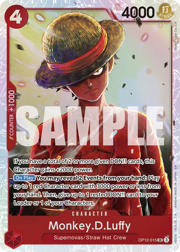Monkey.D.Luffy OP12-015 Normal