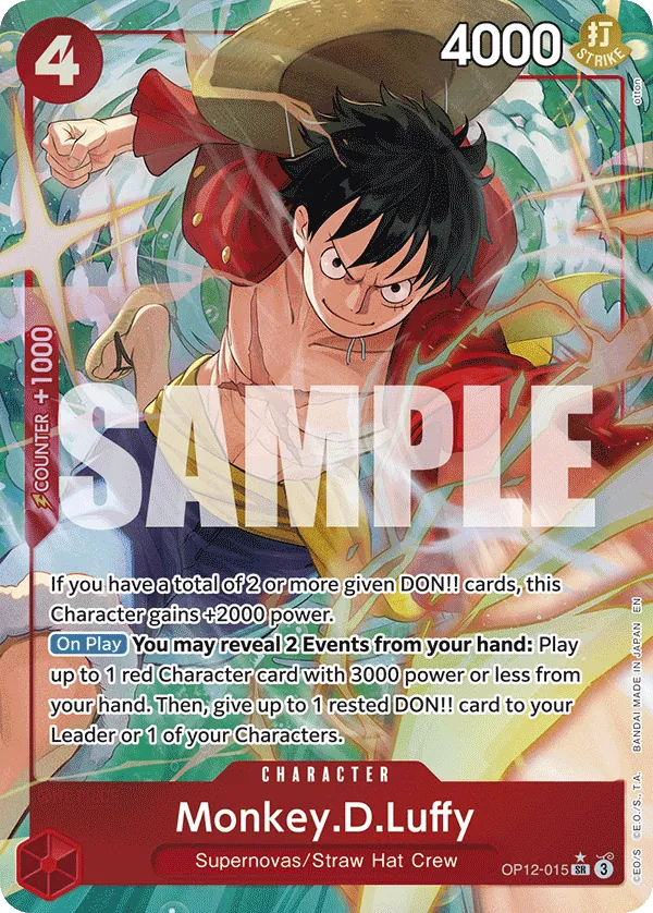 Monkey.D.Luffy OP12-015 Parallel