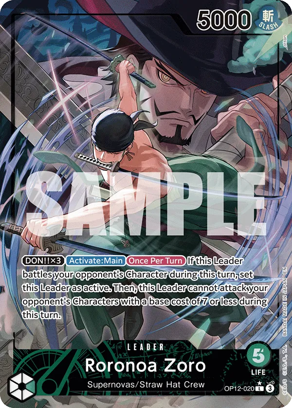 Roronoa Zoro OP12-020 Parallel