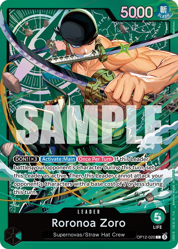 Roronoa Zoro OP12-020 Normal