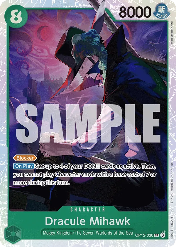 Dracule Mihawk OP12-030 Normal