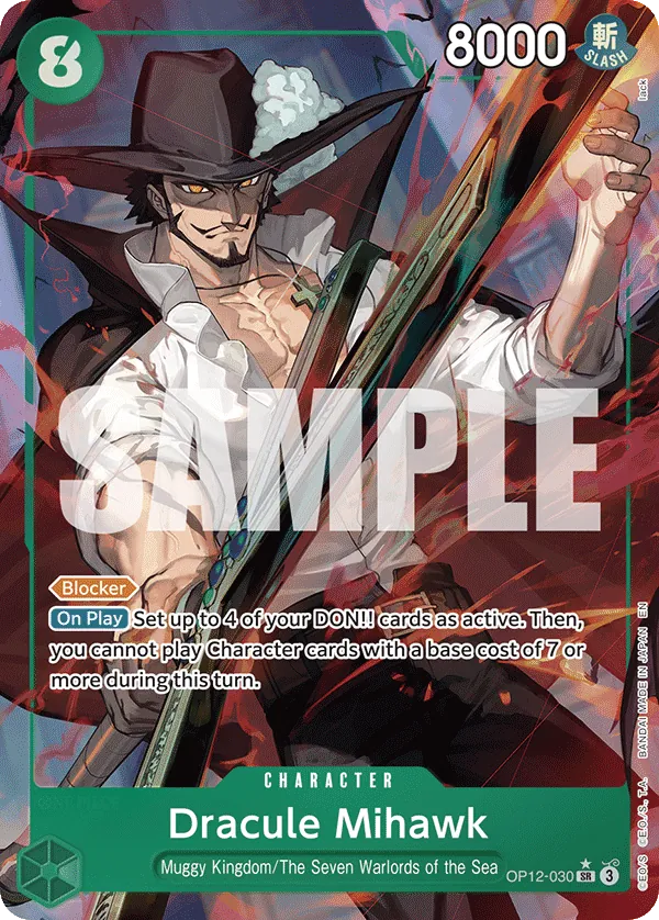 Dracule Mihawk OP12-030 Parallel