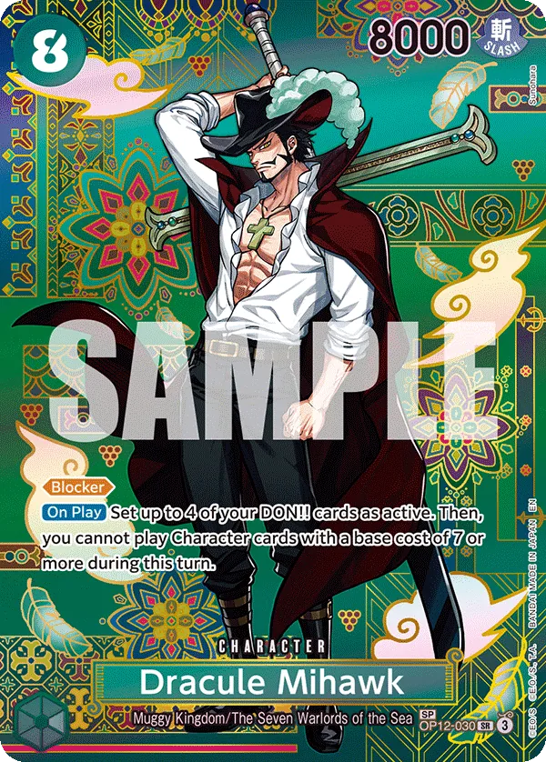 Dracule Mihawk OP12-030 Alternate Art