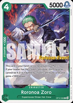 Roronoa Zoro OP12-036 Normal