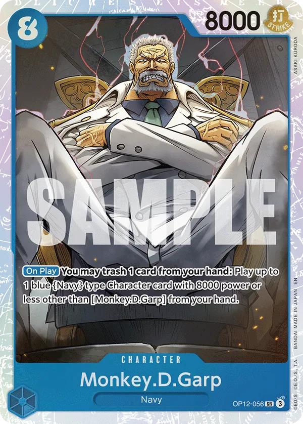 Monkey.D.Garp OP12-056 Normal