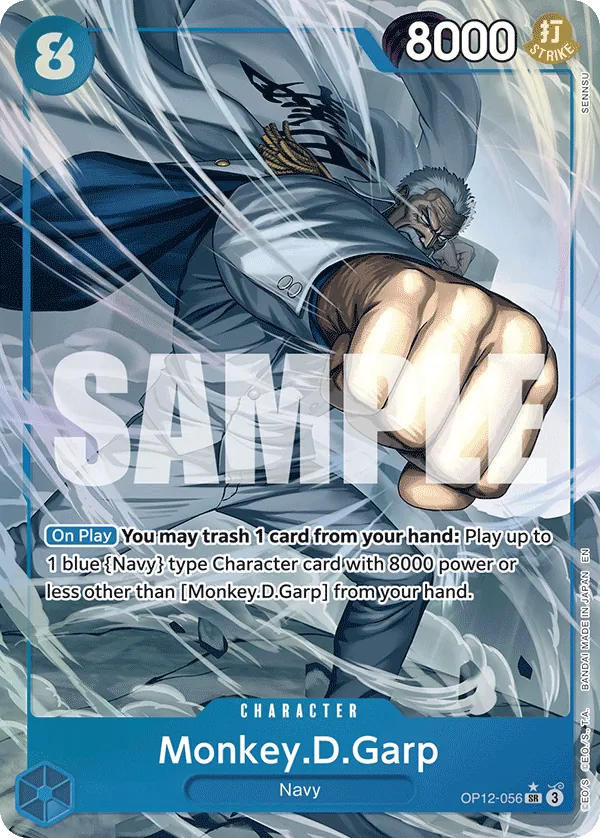 Monkey.D.Garp OP12-056 Parallel