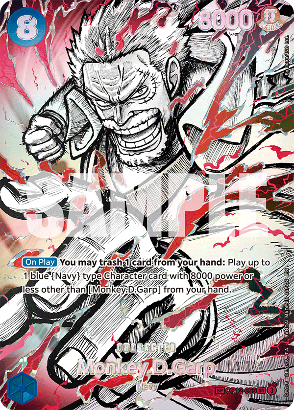 Monkey.D.Garp OP12-056 Alternate Art