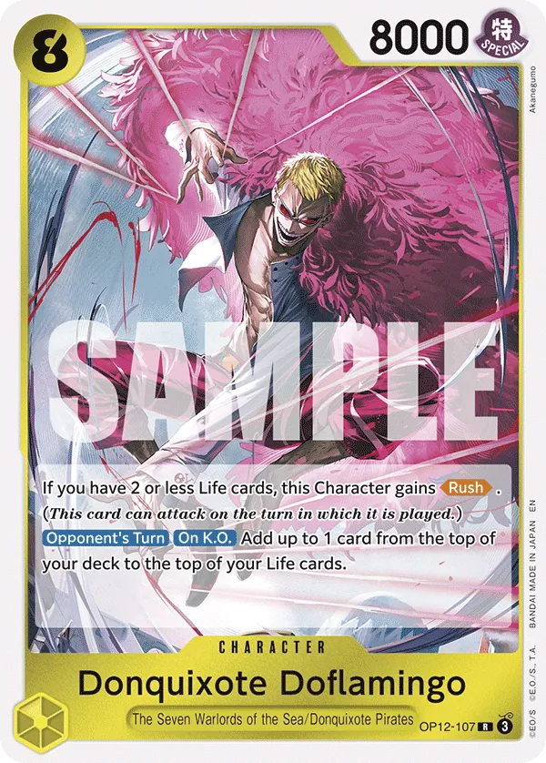 Donquixote Doflamingo OP12-107 Normal