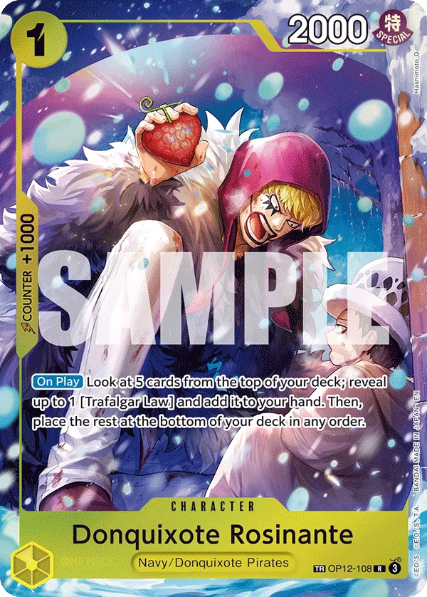 Donquixote Rosinante OP12-108 Alternate Art