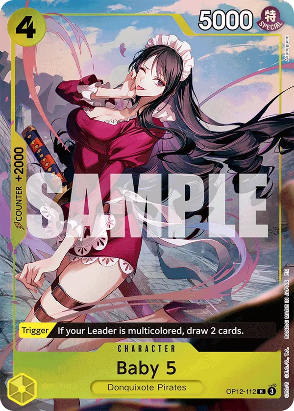 Baby 5 OP12-112 Alternate Art