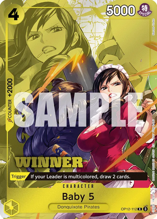Baby 5 OP12-112 Full Art