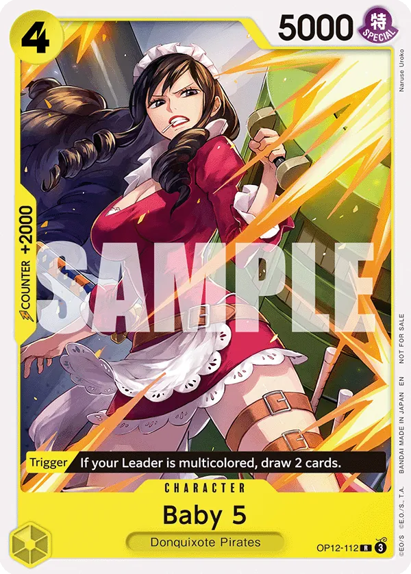Baby 5 OP12-112 Alternate Art