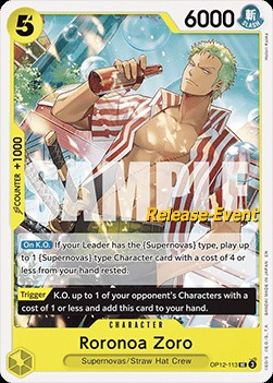 Roronoa Zoro OP12-113 Normal