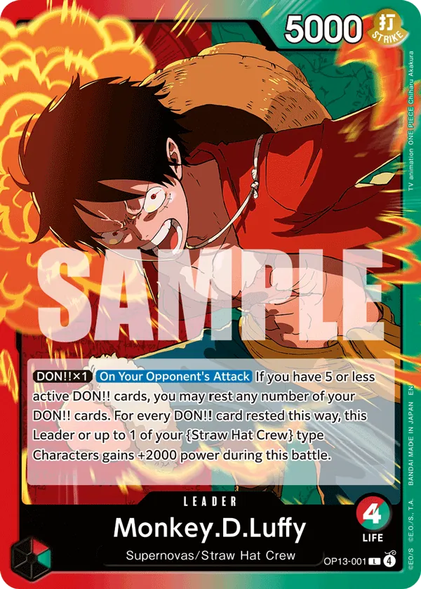Monkey.D.Luffy OP13-001 Normal