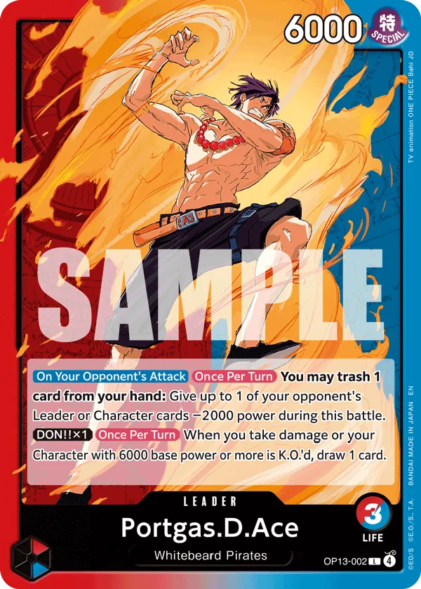Portgas.D.Ace OP13-002 Normal
