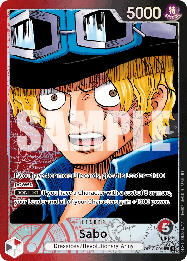 Sabo OP13-004 Parallel