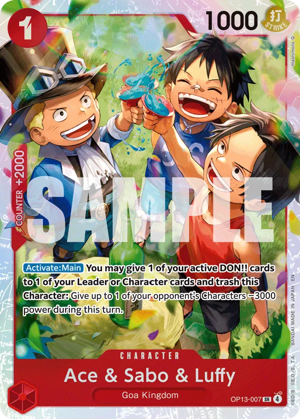 Ace & Sabo & Luffy OP13-007 Normal