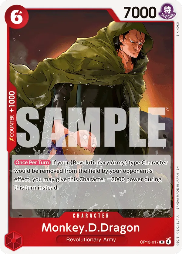Monkey.D.Dragon OP13-017 Normal