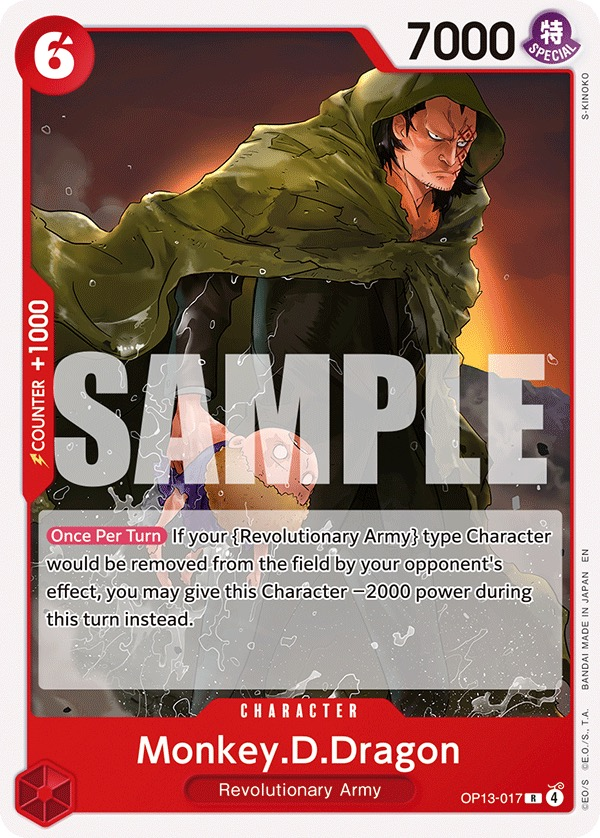 Monkey.D.Dragon OP13-017 Normal