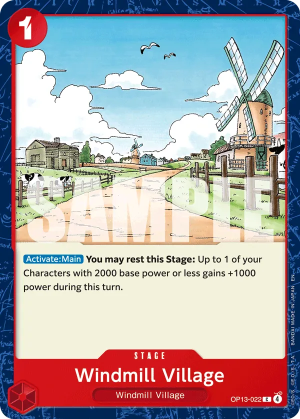 Windmill Village OP13-022 Normal
