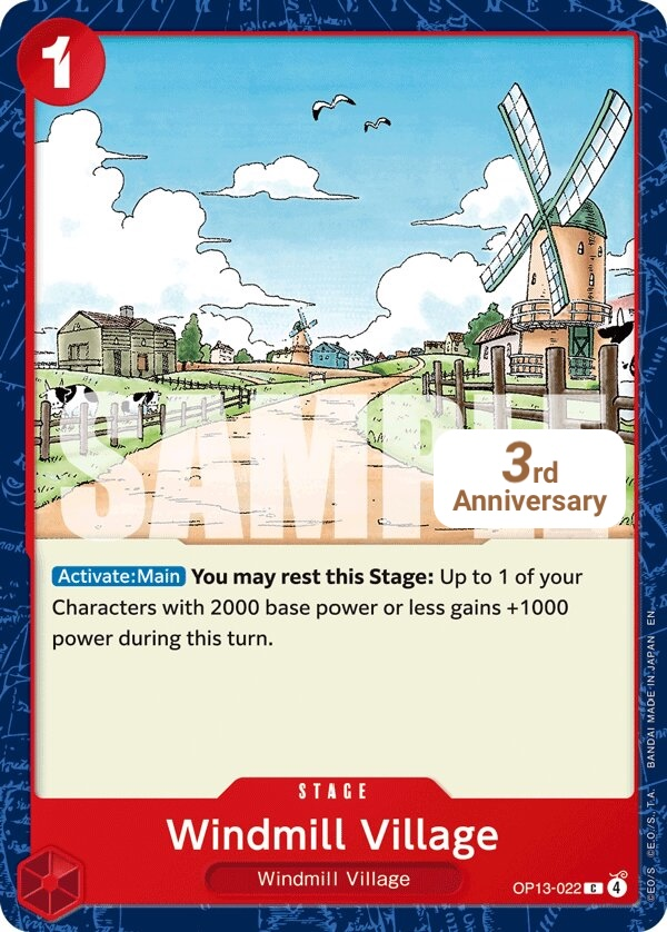 Windmill Village OP13-022 Normal