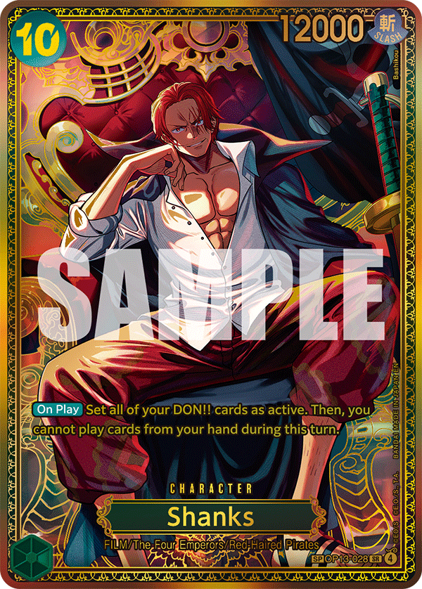 Shanks OP13-028 Alternate Art