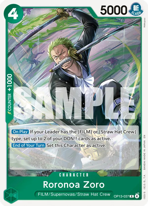 Roronoa Zoro OP13-037 Normal