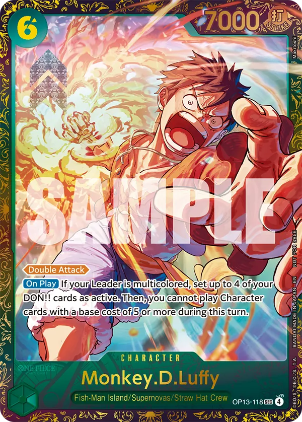 Monkey.D.Luffy OP13-118 Alternate Art
