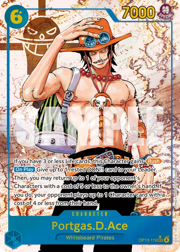 Portgas.D.Ace OP13-119 Parallel