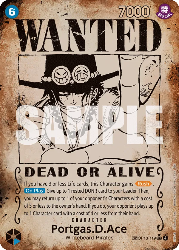 Portgas.D.Ace OP13-119 Parallel