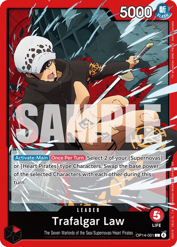 Trafalgar Law OP14-001 Normal