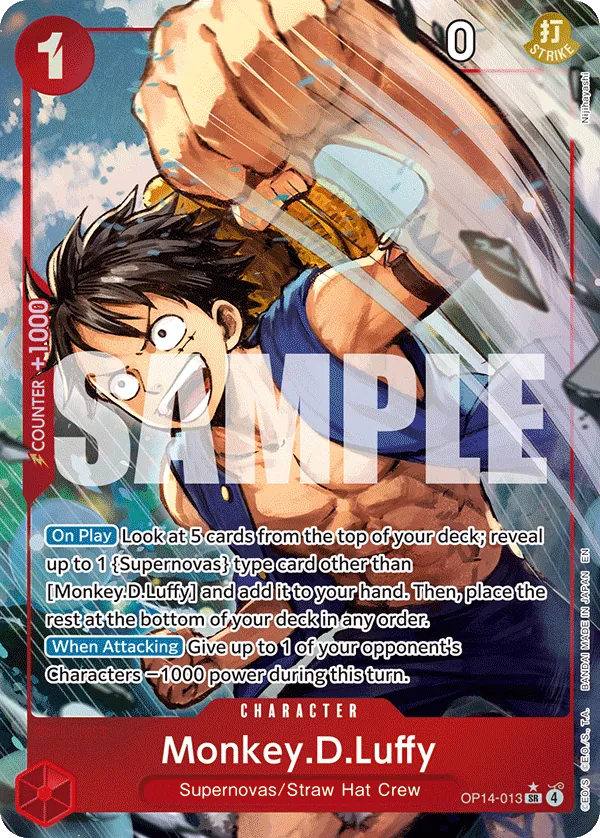 Monkey.D.Luffy OP14-013 Parallel