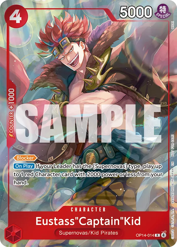 Eustass"Captain"Kid OP14-014 Full Art