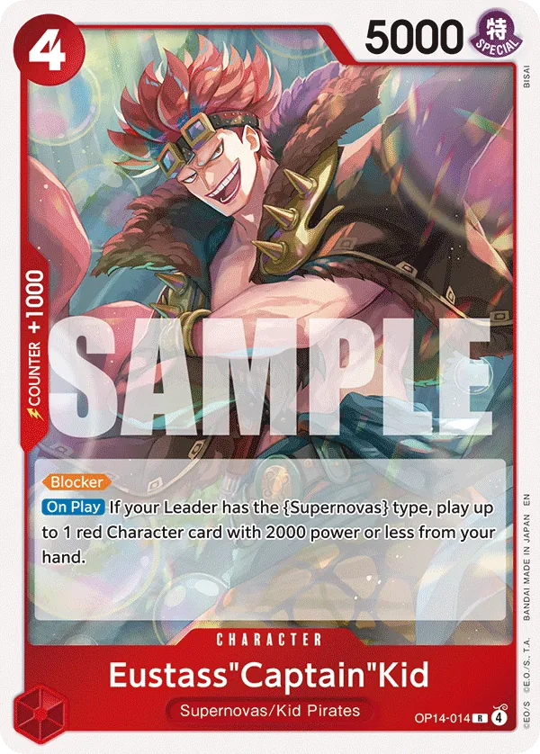 Eustass"Captain"Kid OP14-014 Normal