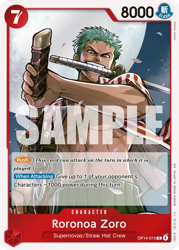 Roronoa Zoro OP14-015 Normal