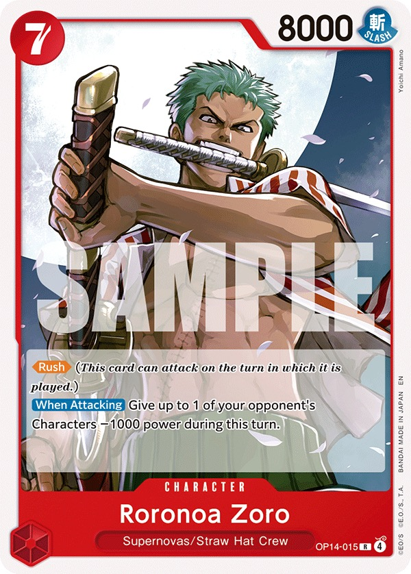 Roronoa Zoro OP14-015 Normal