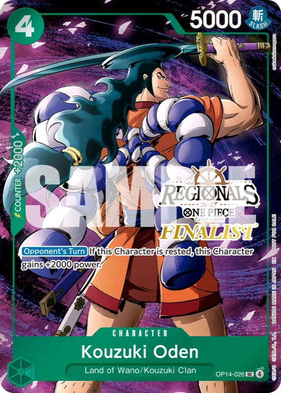 Kouzuki Oden OP14-026 Alternate Art