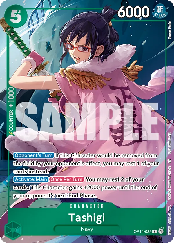 Tashigi OP14-029 Full Art