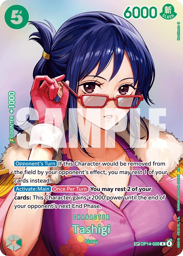 Tashigi OP14-029 Alternate Art