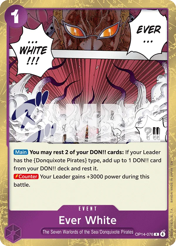 Ever White OP14-076 Normal